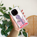 Braid Girl Customize Transparent Silicon Case For iQOO 12 5G