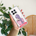Braid Girl Customize Transparent Silicon Case For iQOO 13 5G