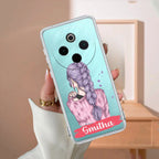 Braid Girl Customize Transparent Silicon Case For iQOO Z10 5G