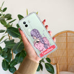 Braid Girl Customize Transparent Silicon Case For Vivo V40e 5G