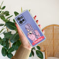 Braid Girl Customize Anti Yellow Case For Motorola Edge 50