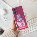 Braid Girl Customize Anti Yellow Case For Motorola G85 5G