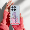 Braid Girl Customize Transparent Silicon Case For Motorola Edge 70 Fusion 5G