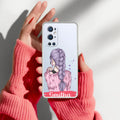 Braid Girl Customize Anti Yellow Case For OnePlus 9 Pro
