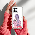 Braid Girl Customize Anti Yellow Case For OnePlus Nord 6 5G