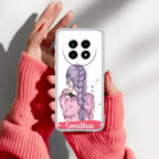 Braid Girl Customize Anti Yelllow Case For Realme 14 Pro Lite 5G