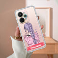 Braid Girl Customize Transparent Silicon Case For Realme 15 5G