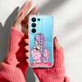Braid Girl Customize Anti Yelllow Case For Realme 15X 5G
