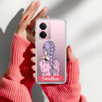 Braid Girl Customize Anti Yelllow Case For Realme P3 5G