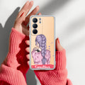 Braid Girl Customize Transparent Silicon Case For Realme Narzo 80x 5G