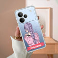 Braid Girl Customize Anti Yelllow Case For Realme P4 Pro 5G
