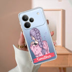 Braid Girl Customize Anti Yelllow Case For Realme P4 5G