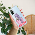 Braid Girl Customize Transparent Silicon Case For Redmi Note 10 Pro Max