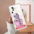 Braid Girl Customize Transparent Silicon Case For Vivo T4 Ultra 5G