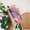 Braid Girl Customize Transparent Silicon Case For Vivo V29 5G