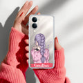 Braid Girl Customize Anti Yellow Case For Vivo T4 Lite 5G