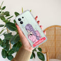 Braid Girl Customize Transparent Silicon Case For Vivo Y31 Pro 5G