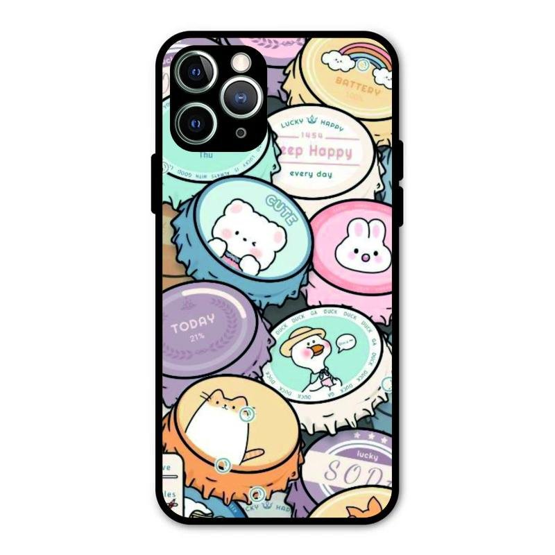 Bunny Buddies Glass Case Cover For iPhone 11 Pro Max