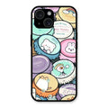 Bunny Buddies Glass Case Cover For iPhone 15 Plus