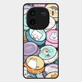 Bunny Buddies Glass Case Cover For Iqoo 12 5G