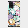 Bunny Buddies Glass Case Cover For Iqoo 7 Legend 5G