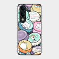 Bunny Buddies Glass Case Cover For Iqoo Z10 Lite