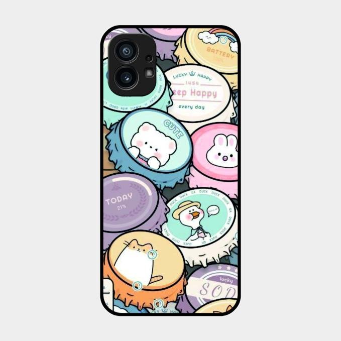 Bunny Buddies Glass Case Cover For Nothing Phone 1