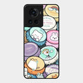 Bunny Buddies Glass Case Cover For Oneplus 10R 5G