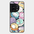 Bunny Buddies Glass Case Cover For Oneplus 11 5G