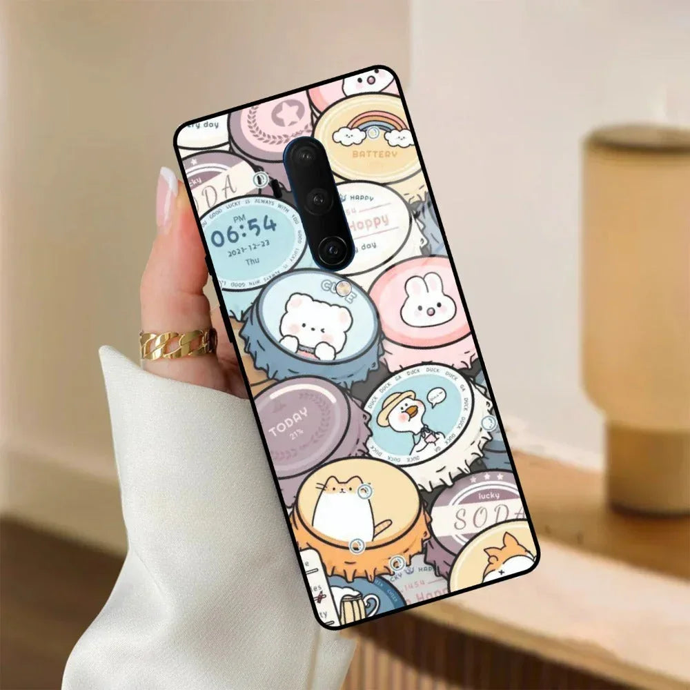 Bunny Buddies Glass Case Cover For OnePlus - ShopOnCliQ