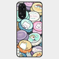 Bunny Buddies Glass Case Cover For Oppo A78 5G