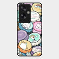 Bunny Buddies Glass Case Cover For Oppo A79 5G