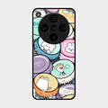 Bunny Buddies Glass Case Cover For Oppo Find X8 Pro 5G