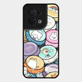 Bunny Buddies Glass Case Cover For Oppo Reno 8 5G