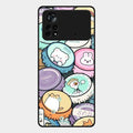 Bunny Buddies Glass Case Cover For Poco X4 Pro 5G