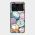 Bunny Buddies Glass Case Cover For Poco X6 Pro 5G
