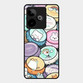 Bunny Buddies Glass Case Cover For Realme Gt 7T 5G