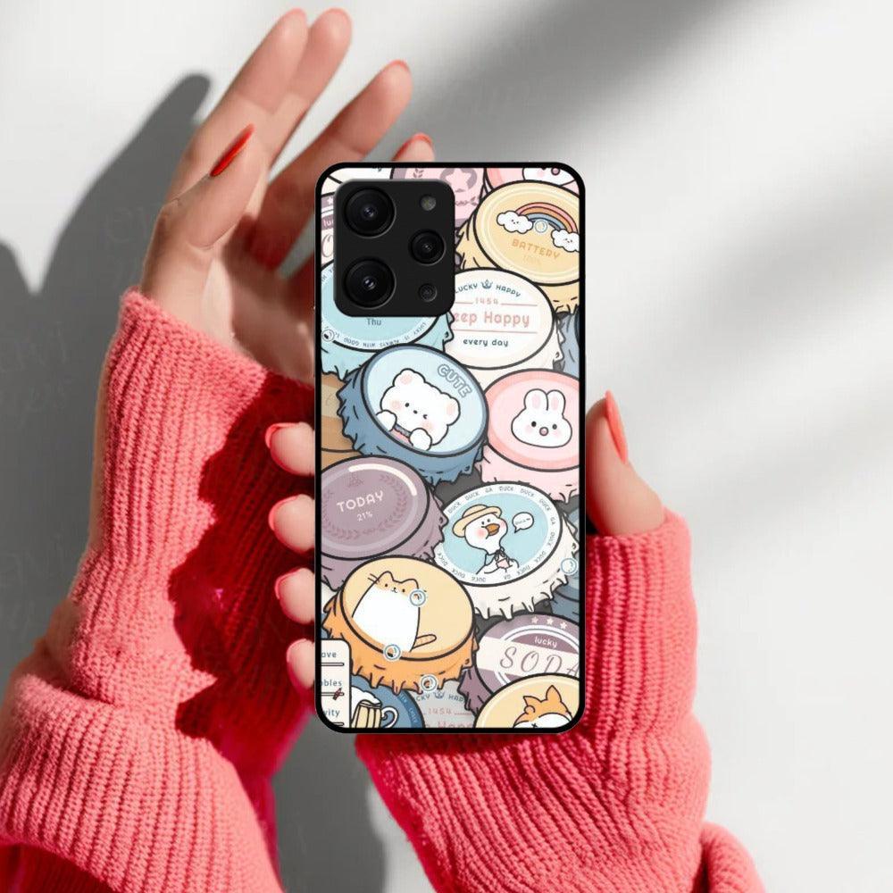 Bunny Buddies Glass Case Cover For Redmi/Xiaomi - ShopOnCliQ