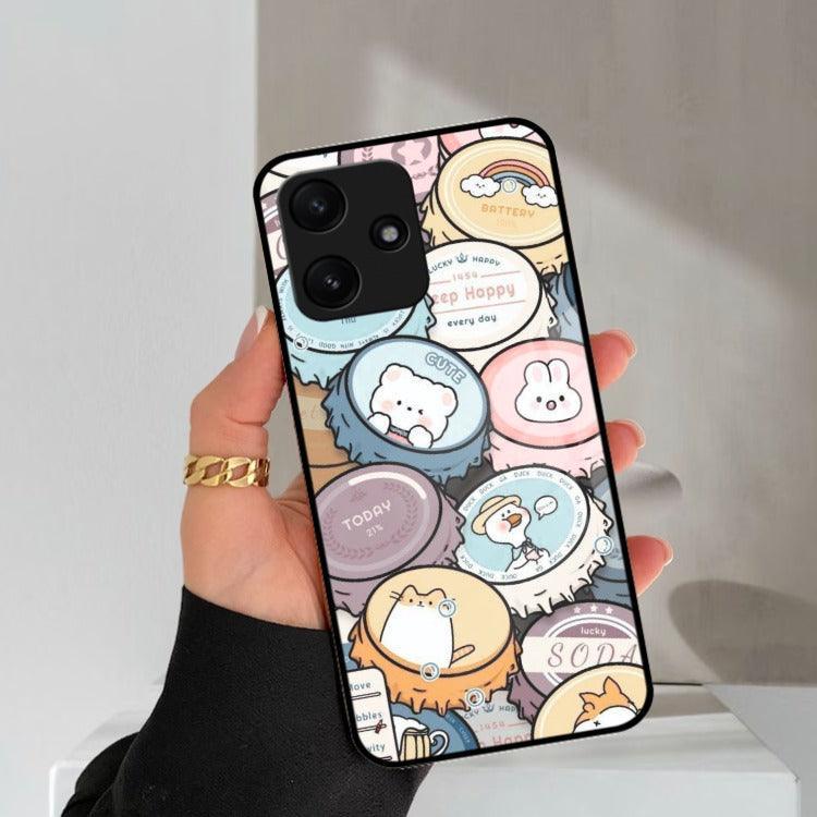 Bunny Buddies Glass Case Cover For Redmi/Xiaomi - ShopOnCliQ