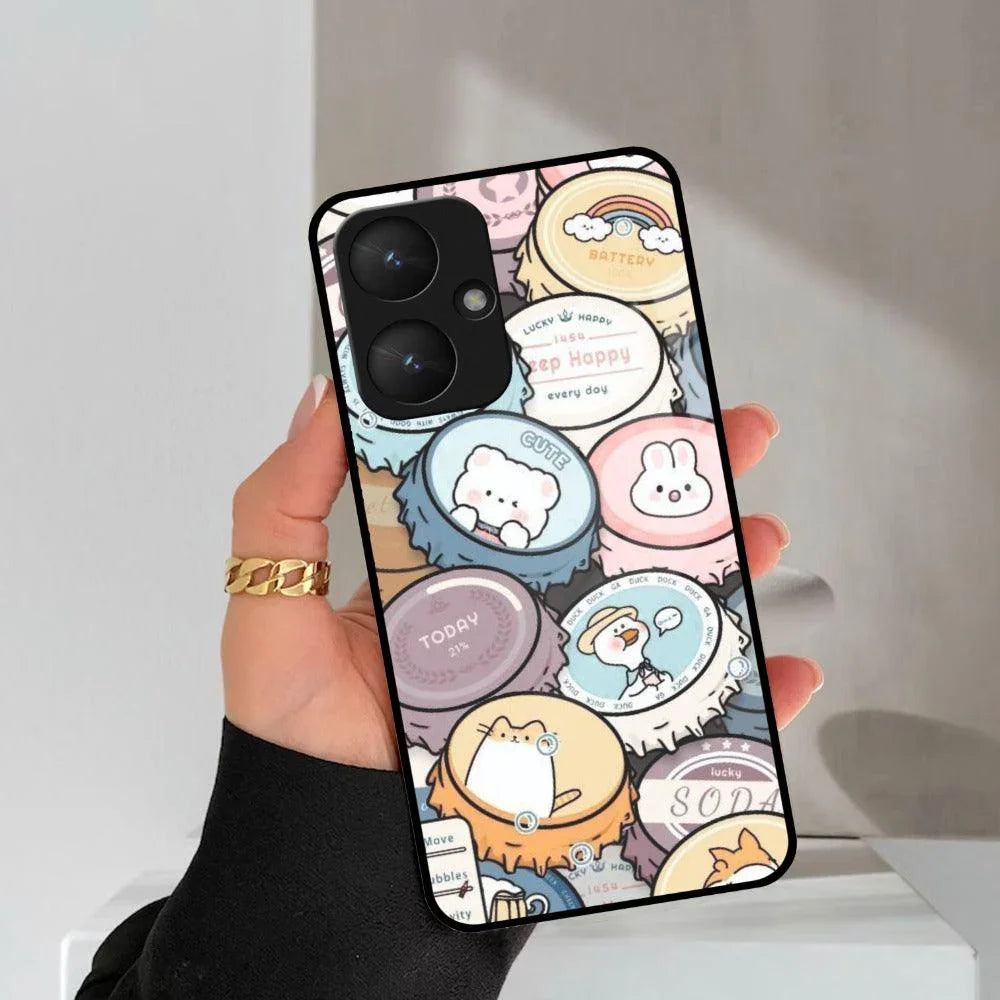 Bunny Buddies Glass Case Cover For Redmi/Xiaomi - ShopOnCliQ