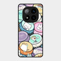 Bunny Buddies Glass Case Cover For Redmi Note 14 Pro Plus 5G
