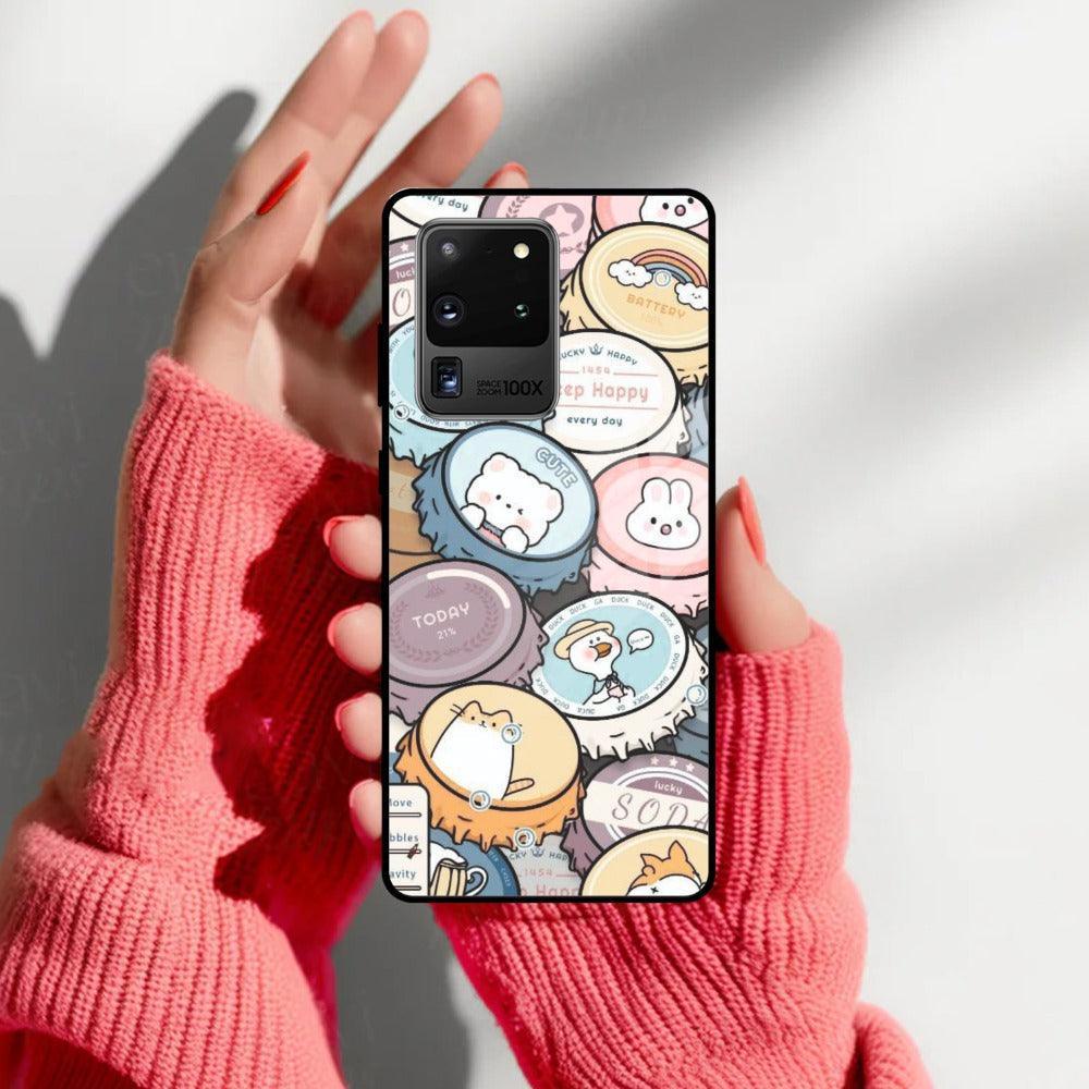Bunny Buddies Glass Case Cover for Samsung - ShopOnCliQ