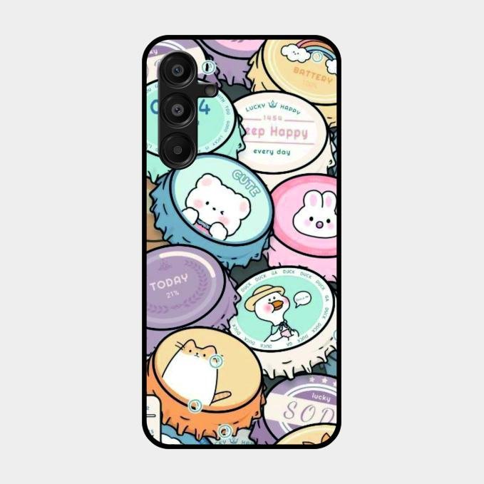 Bunny Buddies Glass Case Cover For Samsung Galaxy A16 5G