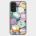 Bunny Buddies Glass Case Cover For Samsung Galaxy A34 5G