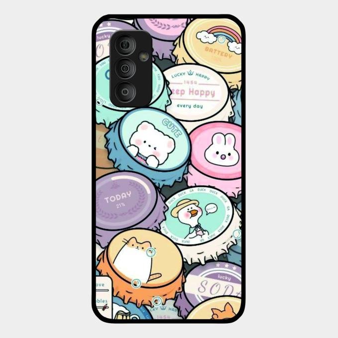 Bunny Buddies Glass Case Cover For Samsung Galaxy F23 5G