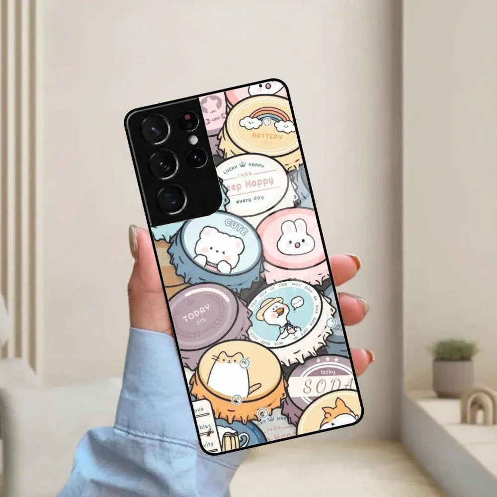 Bunny Buddies Glass Case Cover for Samsung - ShopOnCliQ