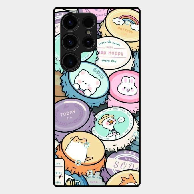 Bunny Buddies Glass Case Cover For Samsung Galaxy S26 Ultra 5G