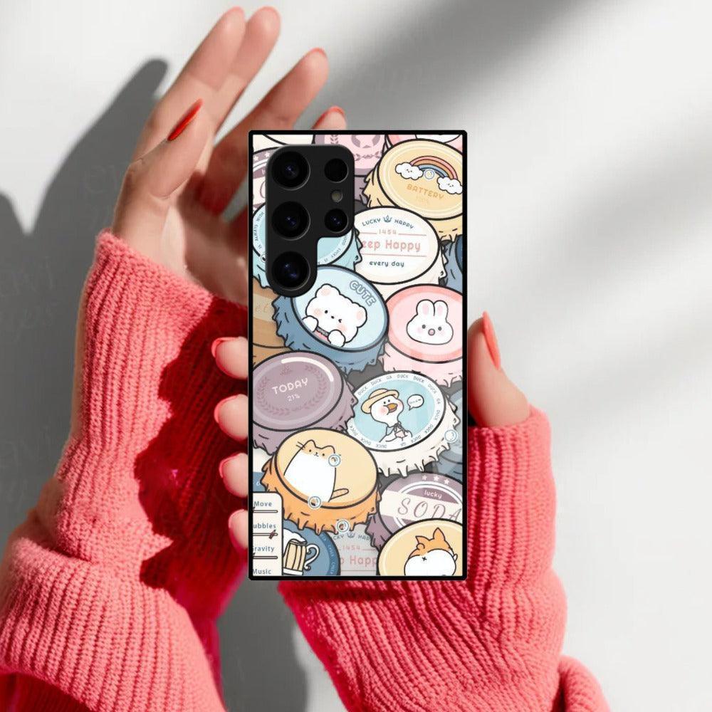 Bunny Buddies Glass Case Cover for Samsung - ShopOnCliQ