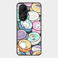 Bunny Buddies Glass Case Cover For Vivo T2 5G