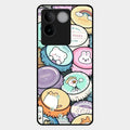 Bunny Buddies Glass Case Cover For Vivo T2 Pro 5G